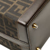 Fendi Zucca Canvas Push Lock Box Handbag Secondhand