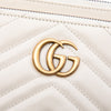 Secondhand Gucci Small GG Marmont Matelasse Calfskin Double Zip Pochette Crossbody