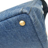 Prada Denim Canapa Logo Satchel Secondhand
