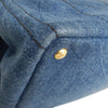 Prada Denim Canapa Logo Satchel Secondhand