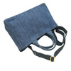 Prada Denim Canapa Logo Satchel Secondhand