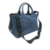 Prada Denim Canapa Logo Satchel Secondhand