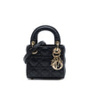 Dior Micro Lambskin Cannage Lady Dior Secondhand