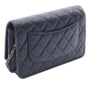 Chanel CC Quilted Lambskin Roller Skate Wallet On Chain Secondhand