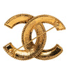Chanel CC Gold Plated Filigree Brooch Secondhand