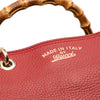 Gucci Medium Calfskin Bamboo Shopper Satchel Secondhand