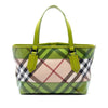 Burberry Supernova Check Coated Canvas and PVC Tote Secondhand