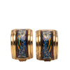 Hermès Enamel Cloisonne Clip On Earrings Secondhand