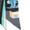 Hermès Grand Theatre Nouveau Silk Twilly Scarf Secondhand