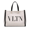 Secondhand Valentino Medium Canvas Rockstud VLTN Tote
