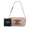Celine Canvas and Calfskin Cuir Triomphe Camera Shoulder Bag Secondhand