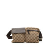 Gucci GG Canvas Double Pocket Belt Bag Secondhand