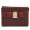 Ferragamo Lizard Embossed Leather Vara Coin Pouch Secondhand