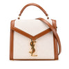 Secondhand Saint Laurent Mini Canvas Monogram Cassandra Top Handle Bag