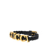 Gucci Calfskin Leather Braided Logo Bracelet Secondhand