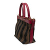 Fendi Large Pequin Canvas Satchel Secondhand
