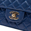 Chanel Quilted Lambskin Valentine Heart Charms East West Flap Secondhand