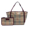 Burberry Small Haymarket Check Coated Canvas Canterbury Tote Secondhand