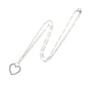 Tiffany 18K White Gold Sentimental Heart Pendant Necklace Secondhand