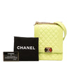 Chanel Quilted Lambskin North South Boy Flap Secondhand