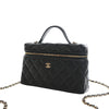 Chanel Mini CC Quilted Caviar Slim Vanity Case with Chain Secondhand
