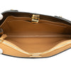 Fendi Glazed Calfskin Slim Peekaboo Turn Lock Clutch Secondhand