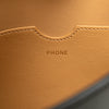 Fendi Glazed Calfskin Slim Peekaboo Turn Lock Clutch Secondhand