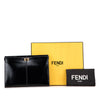 Fendi Glazed Calfskin Slim Peekaboo Turn Lock Clutch Secondhand