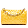 Chanel Quilted Patent Embossed Lucky Symbols Pochette Secondhand