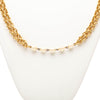 Chanel Gold Plated Faux Pearl Multistrand Pendant Necklace Secondhand