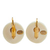 Chanel Resin Camellia Clip-On Drop Earrings Secondhand