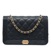 Chanel Quilted Caviar Boy Wallet on Chain Secondhand