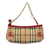 Burberry Haymarket Check Coated Canvas Clara Pochette Secondhand