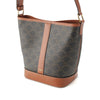 Celine Small Triomphe Coated Canvas Bucket Bag Secondhand