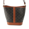 Celine Small Triomphe Coated Canvas Bucket Bag Secondhand
