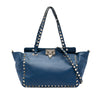 Valentino Small Leather Rockstud Trapeze Satchel Secondhand
