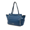 Valentino Small Leather Rockstud Trapeze Satchel Secondhand