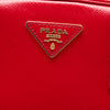 Secondhand Prada Saffiano Vernice Pyramid Frame Handbag