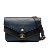 Chanel Chevron Calfskin Double Envelope Flap Secondhand