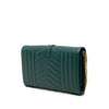 Saint Laurent Grain De Poudre Triquilt Monogram Envelope Wallet on Chain Secondhand