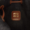Miu Miu Denim Logo Bucket Bag Secondhand