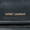 Saint Laurent Leather Letters Fold Over Clutch Secondhand