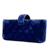 Chanel Mini CC Quilted Velvet Phone Holder with Chain Secondhand