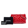 Chanel Quilted Patent Embossed Lucky Symbols Pochette Secondhand