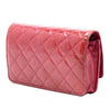 Secondhand Chanel Paris Dallas CC Quilted Patent Goatskin Wallet on Chain
