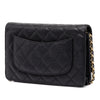 Chanel CC Quilted Caviar Wallet on Chain Secondhand