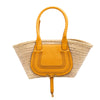 Secondhand Chloé Medium Raffia Marcie Basket Tote