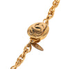 Secondhand Chanel Gold Plated Rhinestone Faux Pearl Chain Long Necklace