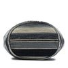 Chanel Canvas and Wool Striped Deauville Drawstring Bucket Bag Secondhand