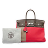 Hermès Tricolor Clemence and Swift Birkin Cascade Retourne 35 Secondhand